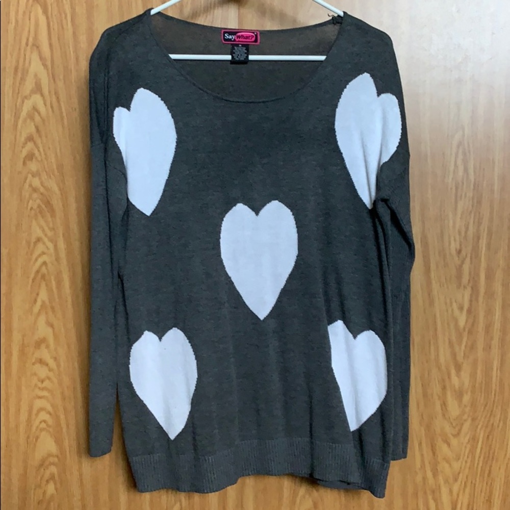 Heart sweater